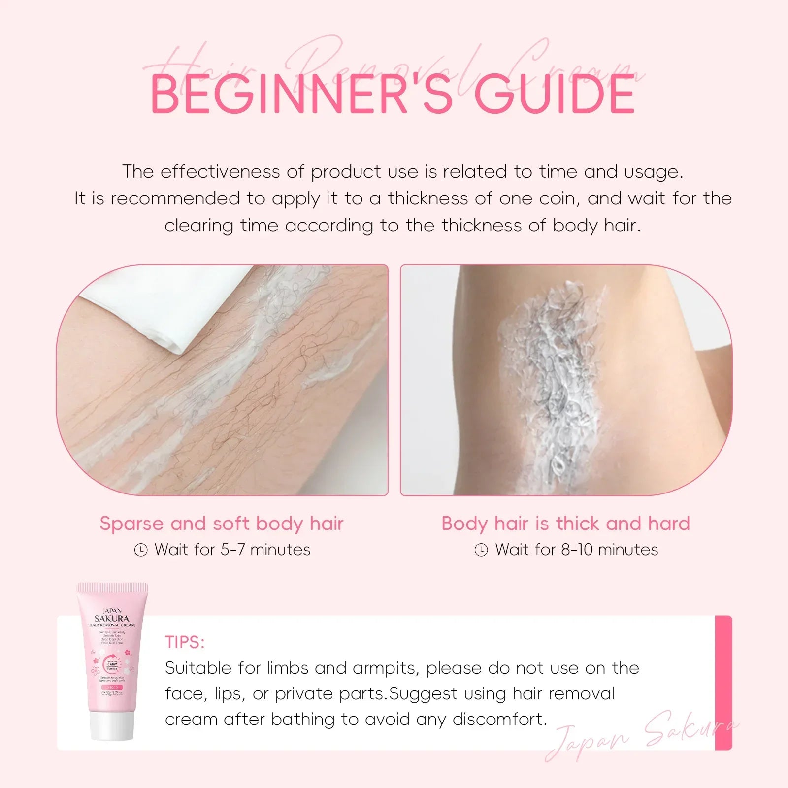 Japan Sakura Hair Removal Cream – 50g